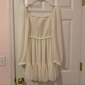 NWT Aritzia Wilfred Tempest White Dress Size M